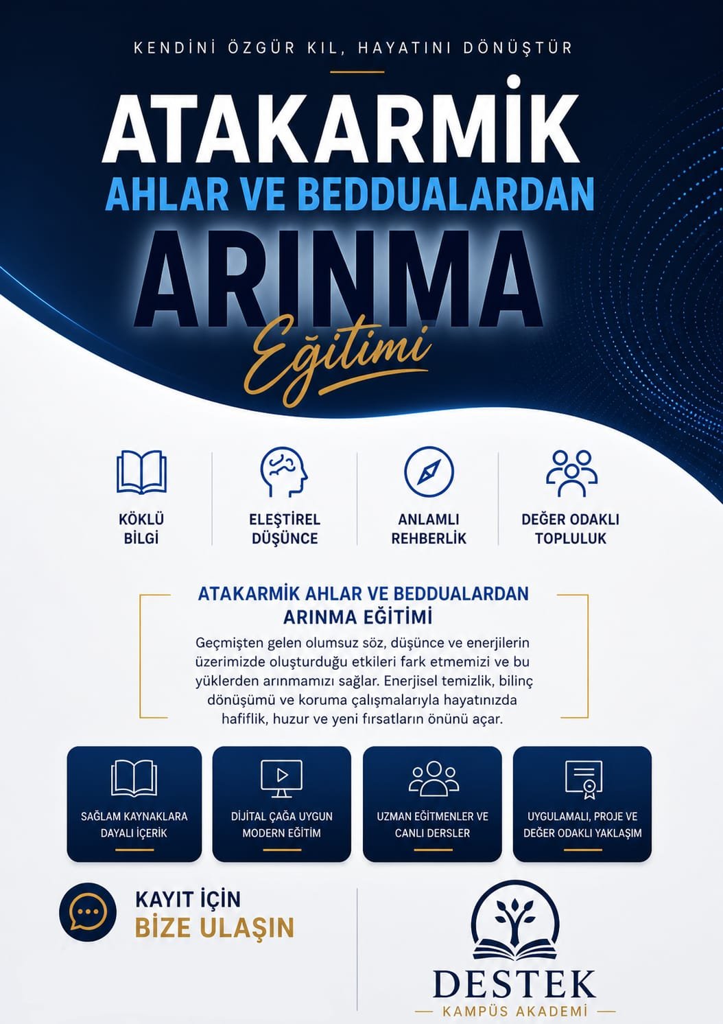 Ata karmik Ahlar ve Beddualardan Arınma Eğitimi